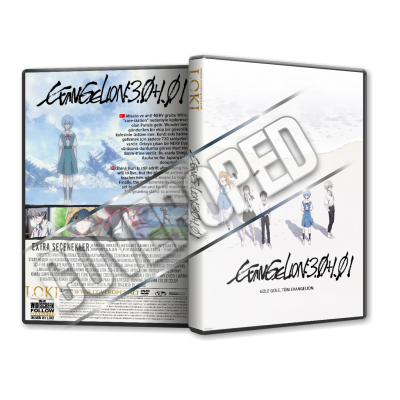 Evangelion 30101 Thrice Upon a Time - 2021 Türkçe Dvd Cover Tasarımı